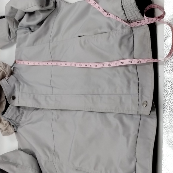 London Fog Mens Size 44 regular light gray bomber jackets - Picture 8 of 15